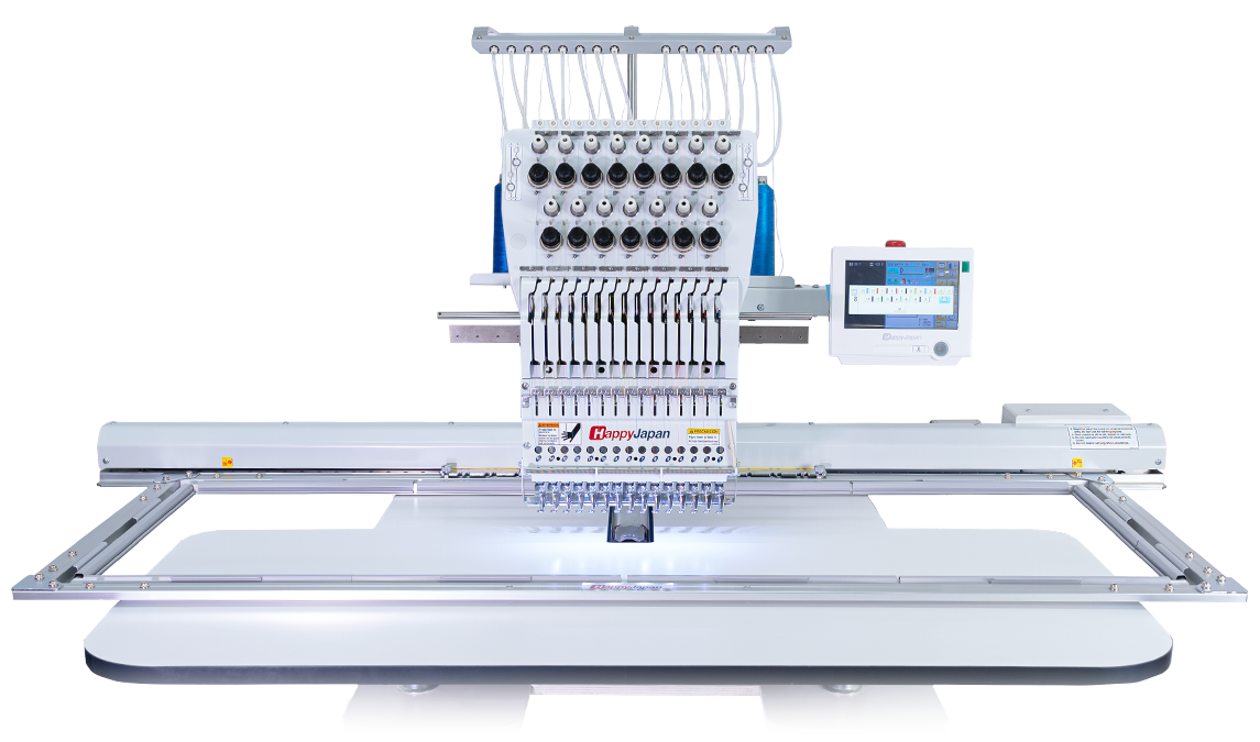 Single Head Machines  HappyJapan Multi-needle Embroidery Machines